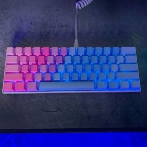 Rk61 60 percent keyboard with Fade Keycaps